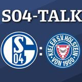 Schalke-Experte Norbert Neubaum und Schalke-Reporter René Preuß im Schalke-Talk nach dem Spiel gegen Holstein Kiel.