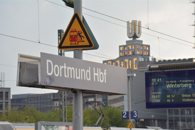 Der Dortmunder Hauptbahnhof.