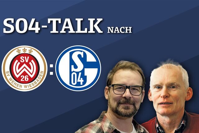 Schalke-Experte Frank Leszinski und Schalke-Reporter René Preuß im Schalke-Talk