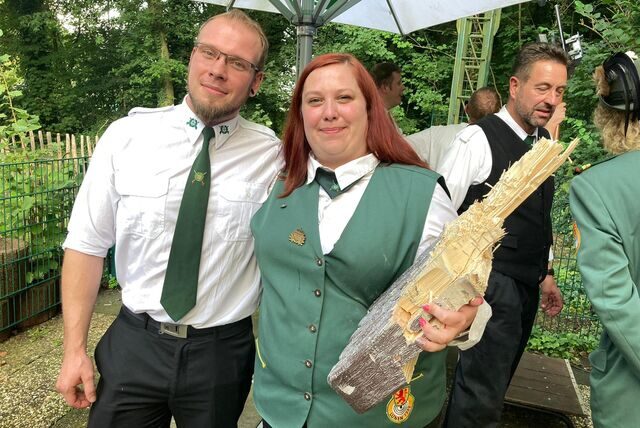 Mit dem 496. Schuss holte Nadja Pöter den Vogel runter.