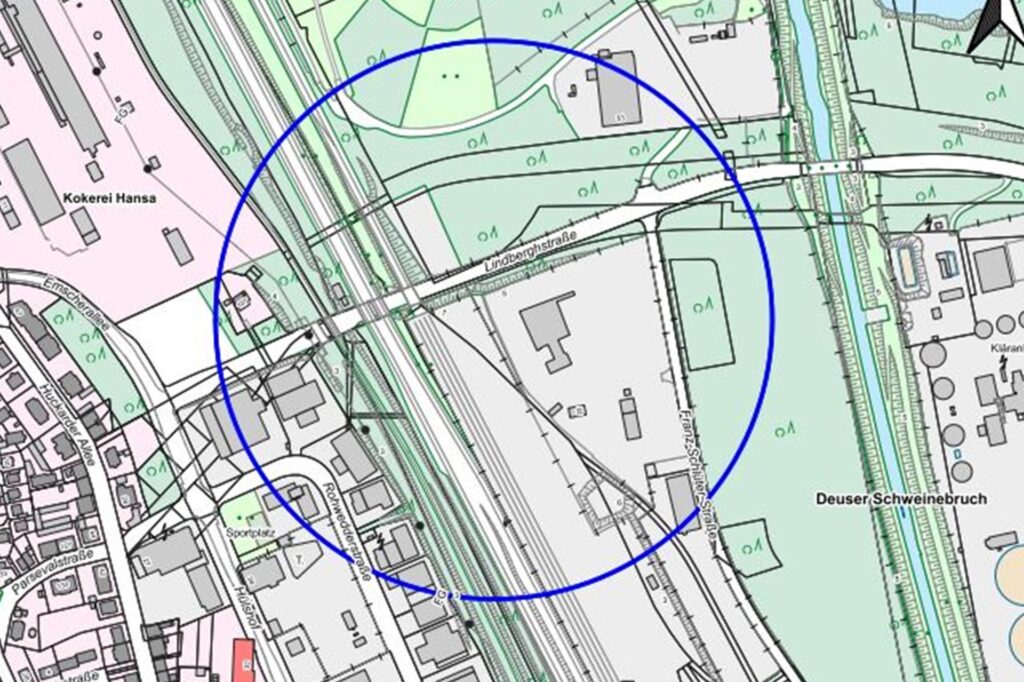 Dieser Kreis wird wegen des Bombenfundes geräumt. Dieser Kreis wird wegen des Bombenfundes geräumt.