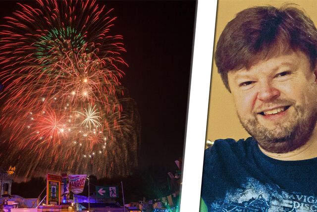 Montage: Das Feuerwerk und René Osterhage