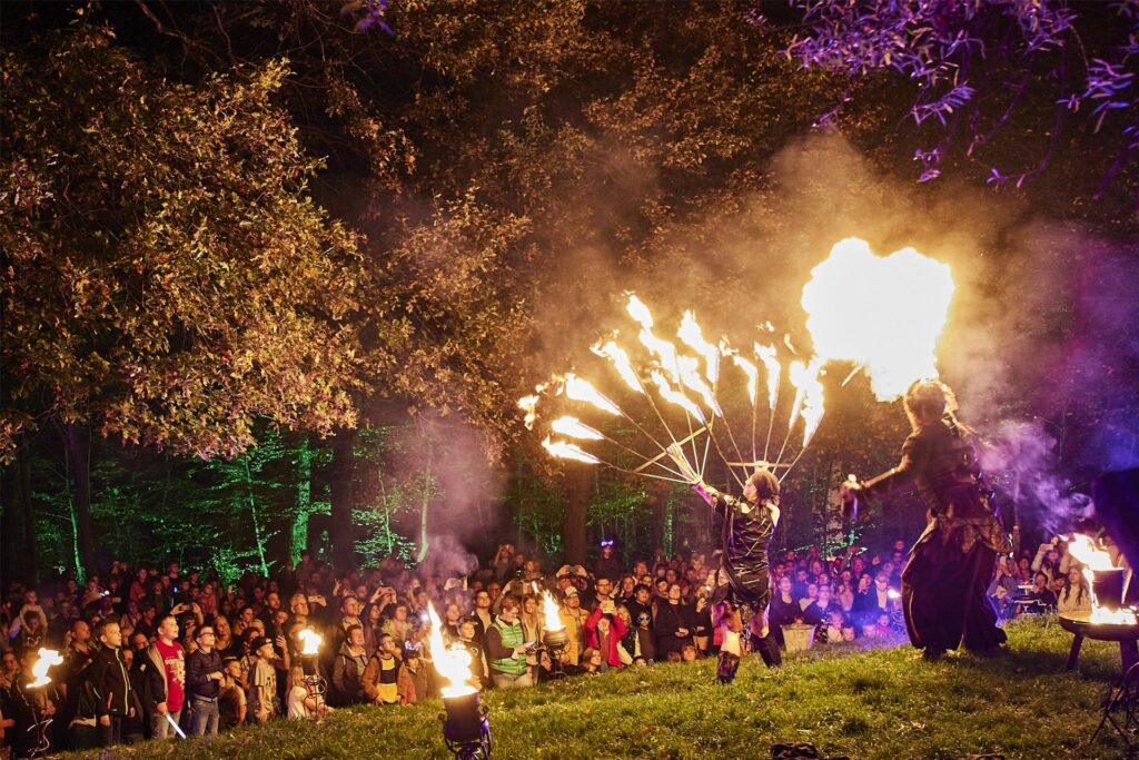 Feuershow auf dem GSW Lichtermarkt in Bergkamen. Feuershow auf dem GSW Lichtermarkt in Bergkamen.