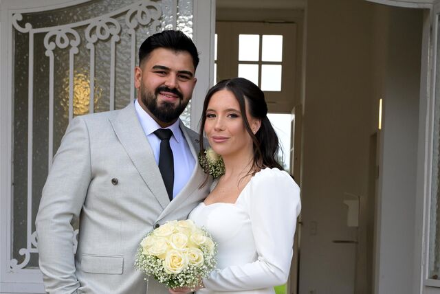 Yilmaz und Suzan haben am Schloss Nordkirchen geheiratet.