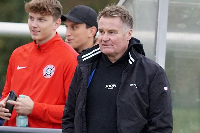 Ralf Mäkler, Sportlicher Leiter des SSV Mühlhausen, möchte den Tabellenzweiten ärgern.