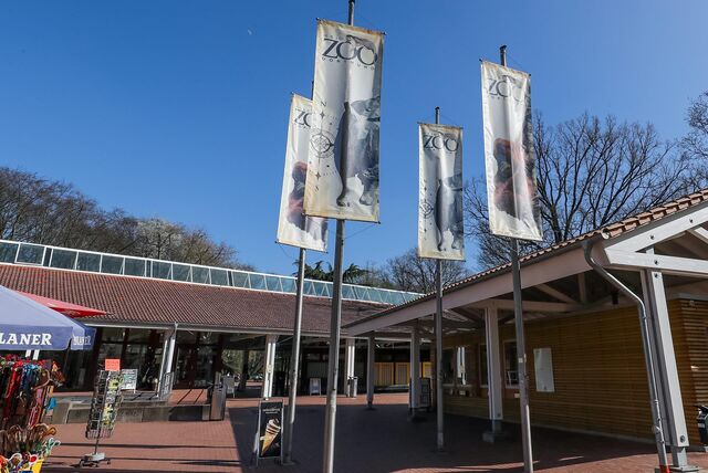 Der Eingang des Dortmunder Zoos.