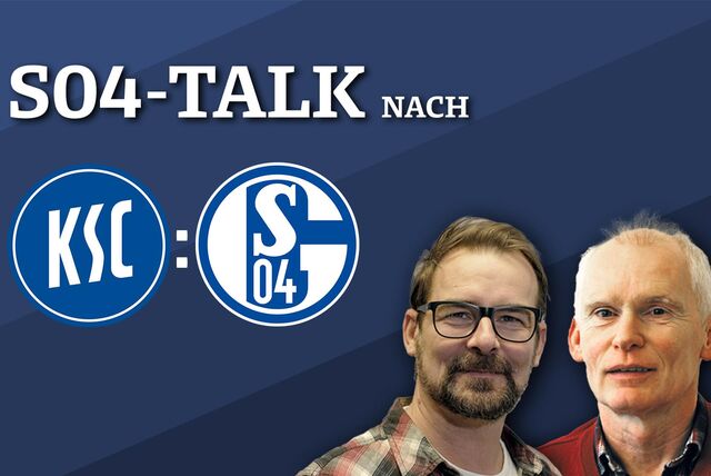 Schalke-Experte Frank Leszinski und Schalke-Reporter René Preuß im Schalke-Talk.