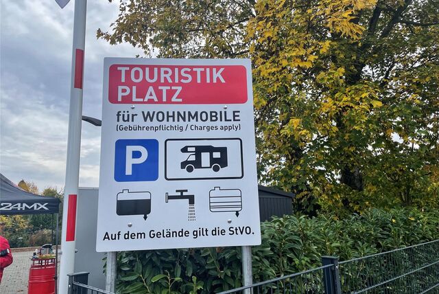 Touristikplatz für Wohnmobile, Schwerte