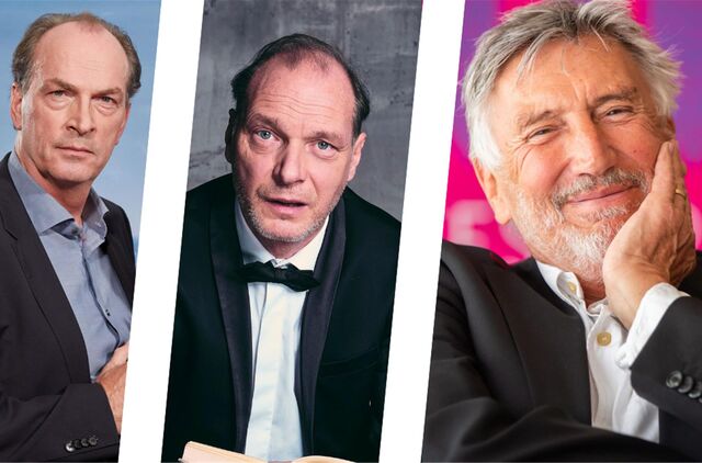 Die Schauspieler Herbert Knaup, Martin Brambach und Christian Brückner wollen den Revier-Thriller „No Man’s Road“ auf die Marler Theaterbühne bringen.