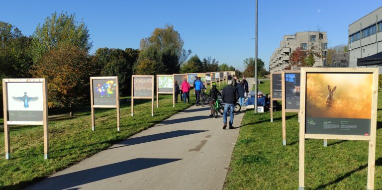 Die GDT-Ausstellung „Naturfotografie im Wandel der Zeit“ im Flusspark Lünen ist eröffnet und noch bis 30. November zu sehen.