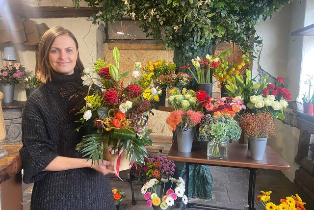 Anastasia Krukov hat den ehemaligen Schnarchhahn in ein Blumen-Paradies verwandelt.