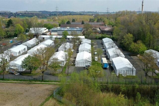 Die Zeltstadt am LAFP wird wohl bis Juni 2024 weiter bewohnt.