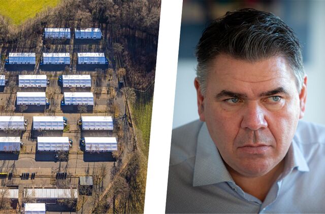 Keine geeignete langfristige Lösung: Landrat Mario Löhr sieht die weitere Nutzung der Zeltstadt kritisch.