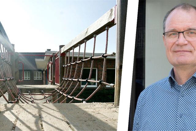 Frank Gründken kann gute Neuigkeiten zu der Kita St. Marien in Horst geben.