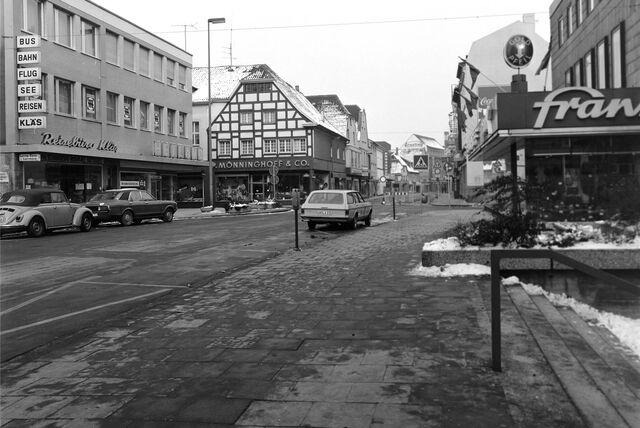 Die Lüner Innenstadt sah nicht immer aus, wie sie heute aussieht. Wir blicken zurück ins Jahr 1976.