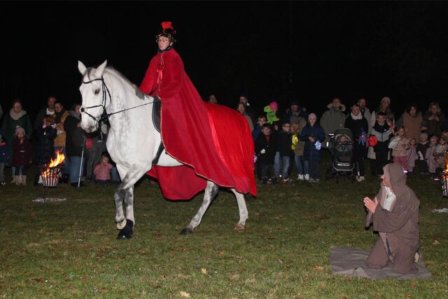 Heiliger Martin auf dem Pferd.