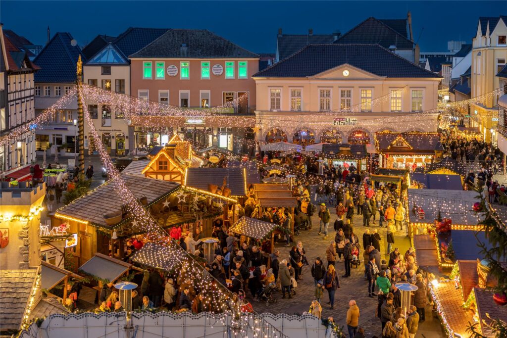 Der Weihnachtsmarkt Unna 2023 dauert vom 20. November bis 22. Dezember. Der Weihnachtsmarkt Unna 2023 dauert vom 20. November bis 22. Dezember.