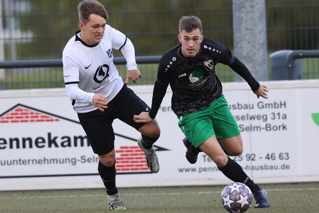 Matthis Fritsch und Lauri Schuldt im Laufduell.