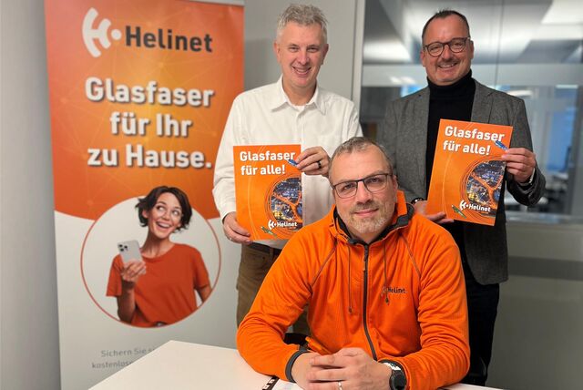 Drei Berater von Helinet.