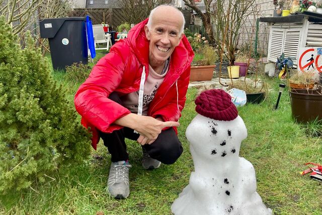 Schneefan Burkhard Dreischer freut sich auf den Wintereinbruch.