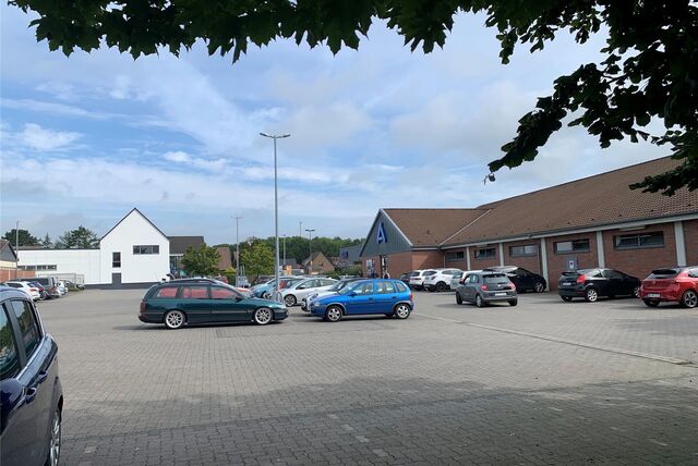 Ein Blick auf den Aldi-Parkplatz in Oberaden.