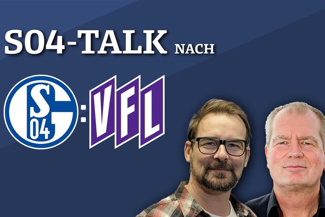 Schalke-Experte Norbert Neubaum und Schalke-Reporter René Preuß im Schalke-Talk