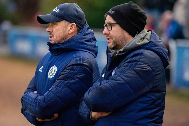 Marc Woller (l.) kann nach den turbulenten Wochen durchatmen: Mit Daniel Frieg gibt es eine ihm bekannte Co-Trainer-Lösung.