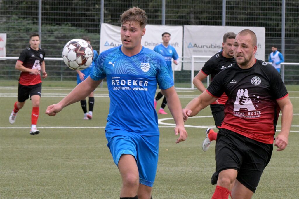 Louis Wißing hat den Ball im Blick Louis Wißing hat den Ball im Blick