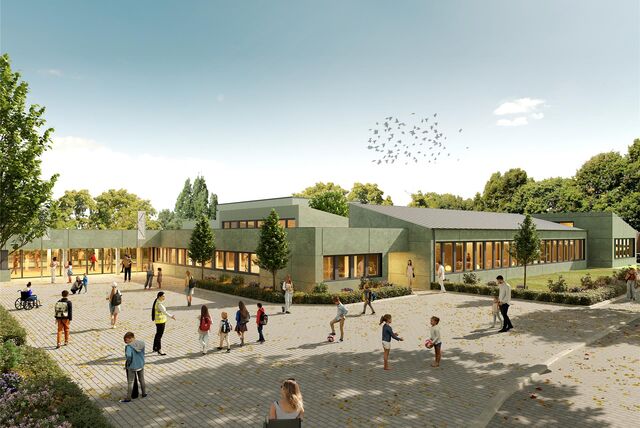 Entwurf der modernisierten Karl-Brauckmann-Schule in Holzwickede