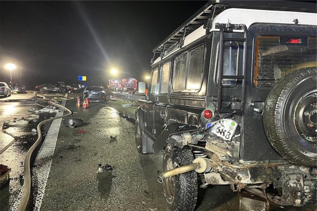 Unfall A 31 bei Borken