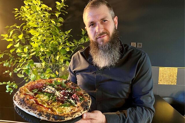 Marcel Strozyk von der Pizzeria 450 Degrees in Dortmund-Eving