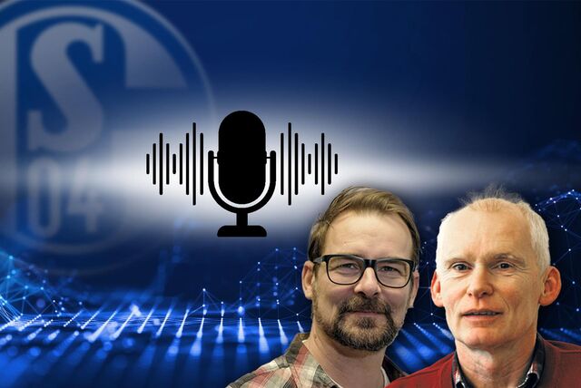Schalke-Reporter René Preuß und Schalke-Experte Frank Leszinski.