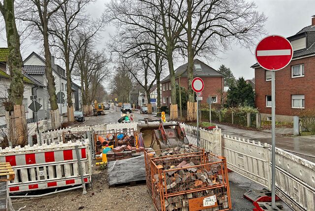 Baustelle Hammer Straße Kamen