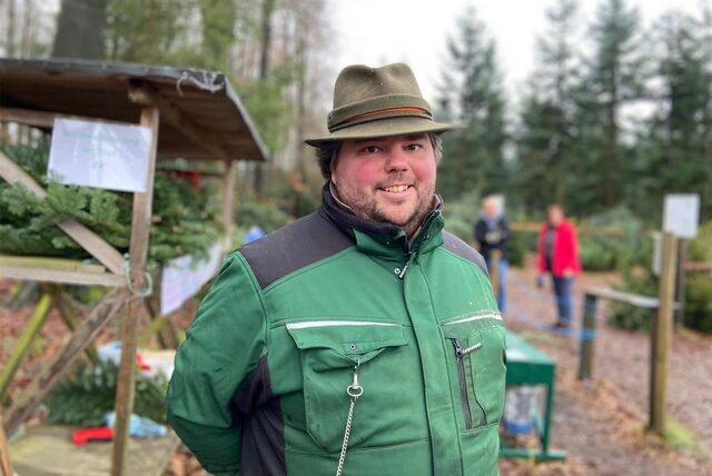 Zu Weihnachten hat Hendrik Wassermann viele Bäume verkauft – jetzt beginnt die neue Saison in der Schonung.