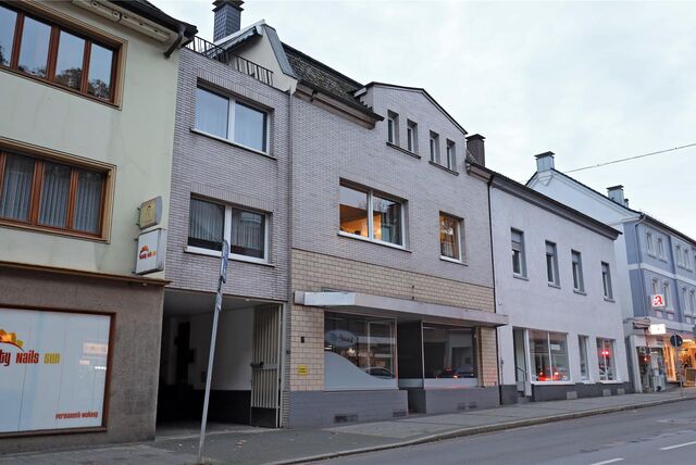 Leere Häuser auf der Allestraße.