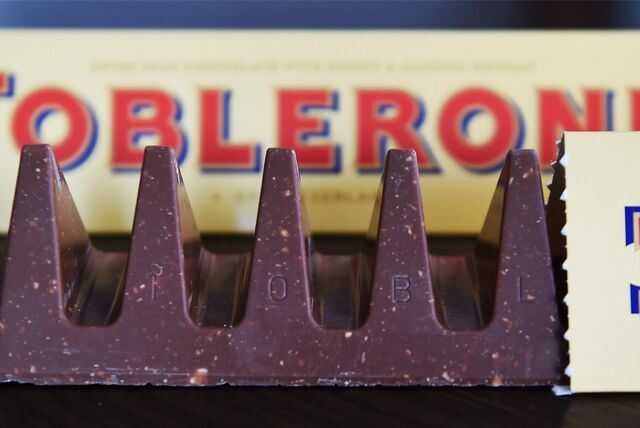 Auch die Füllmenge der Toblerone-Schokolade ist gesunken.