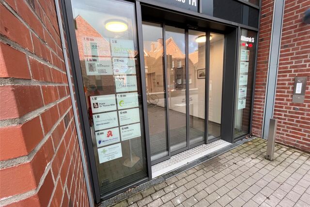 Die Notfallpraxis befindet sich in diesem Gebäude an der Neustraße in der Nähe des St. Marien-Hospitals.