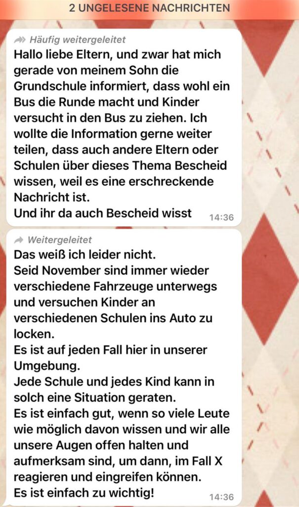 Solche und ähnliche Nachrichten machen häufig die Runde und beunruhigen Eltern. Solche und ähnliche Nachrichten machen häufig die Runde und beunruhigen Eltern.