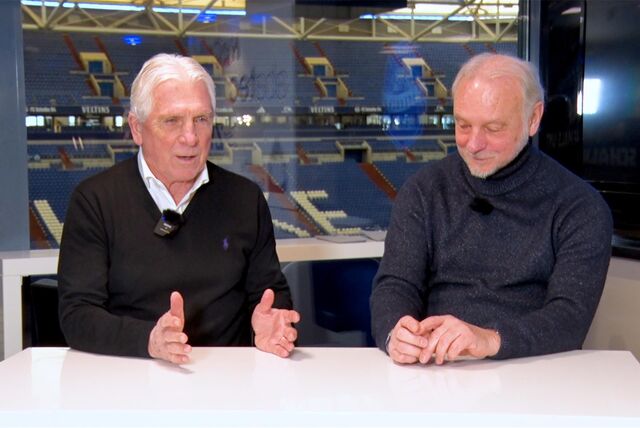 Klaus Fischer und Rüdiger Abramczik sprechen im Legenden-Talk über das Spiel