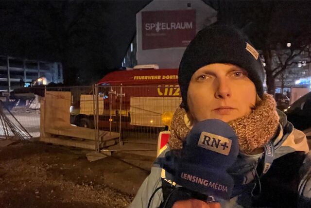 Sophia Wibbeke hat live von der Märkischen Straße berichtet, wo ein Blindgänger entdeckt wurde.