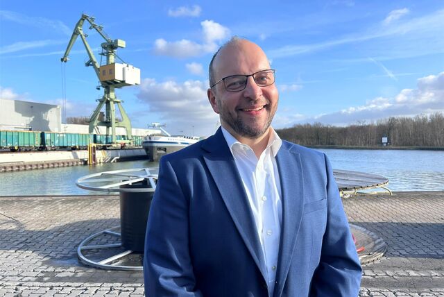 Florian Klein im Lüner Stadthafen