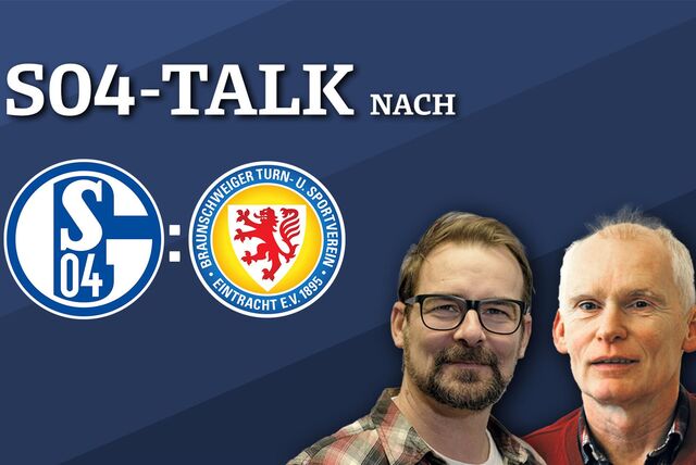 Schalke-Experte Frank Leszinski und Schalke-Reporter René Preuß