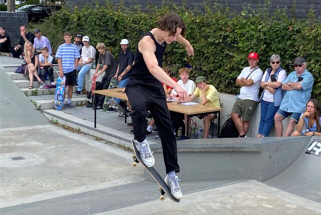 Skater im Skatepark in Selm