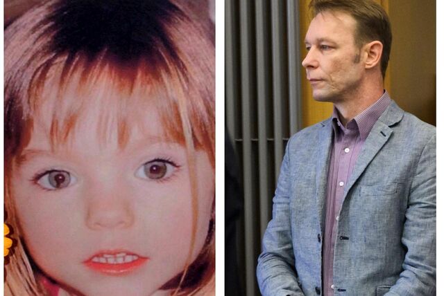 Die verschwundene Madeleine McCann (Maddie) (l.) und der Angeklagte Christian B. (r.).