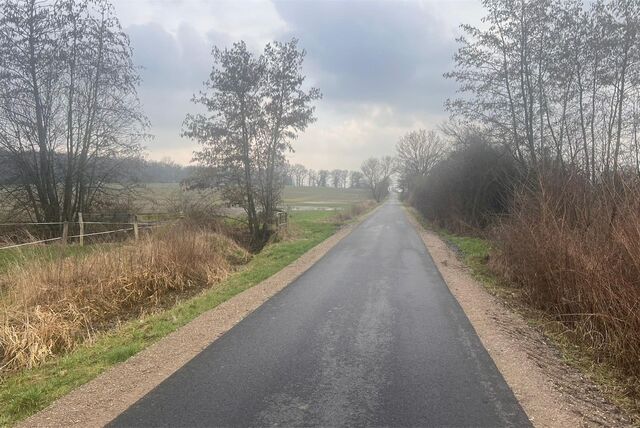Der Radfahrer war im Bereich der Horn-Werner Straße unterwegs, als er kopfüber in einen Bach stürzte.