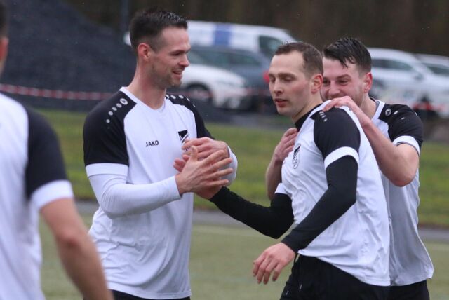Der FC Nordkirchen II jubelt.