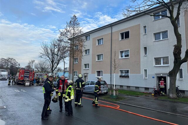 Hier an der Güntherstraße hat es am Donnerstagmorgen in einer Wohnung gebrannt.