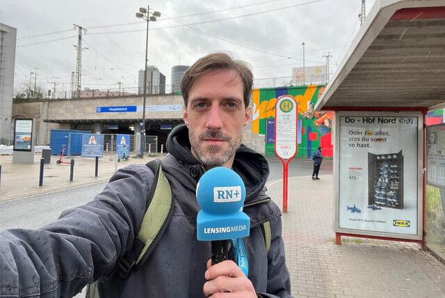 Unser Reporter Tim Schulze berichtet am Samstagmorgen im Video vom Tatort am Dortmunder Hauptbahnhof.