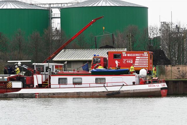 Einsatz in Dorsten am Wesel-Datteln-Kanal