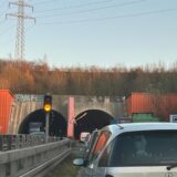 Unfall Schild der Polizei